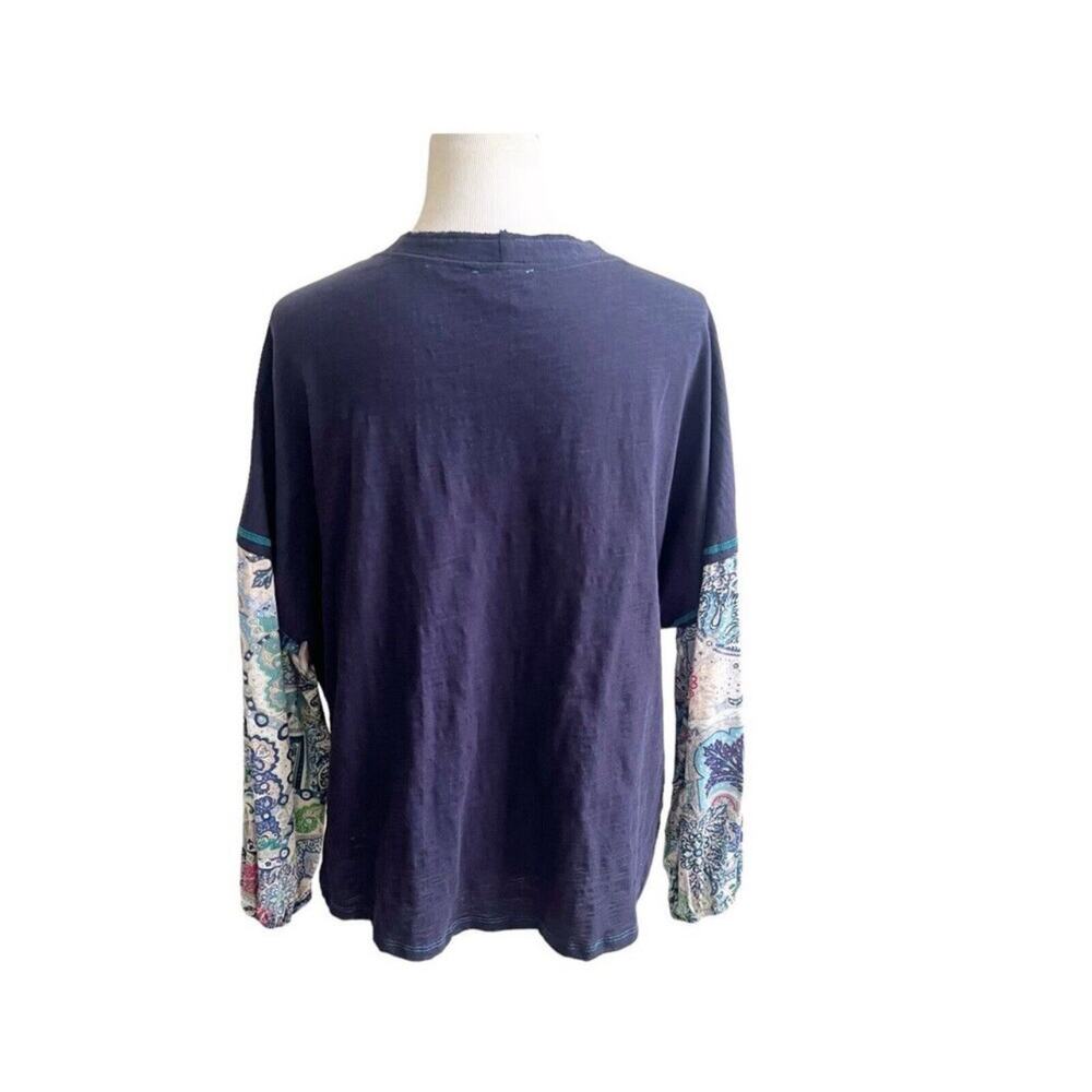 Umgee Flared Multipattern Sleeve Bohemian Top Woo… - image 5